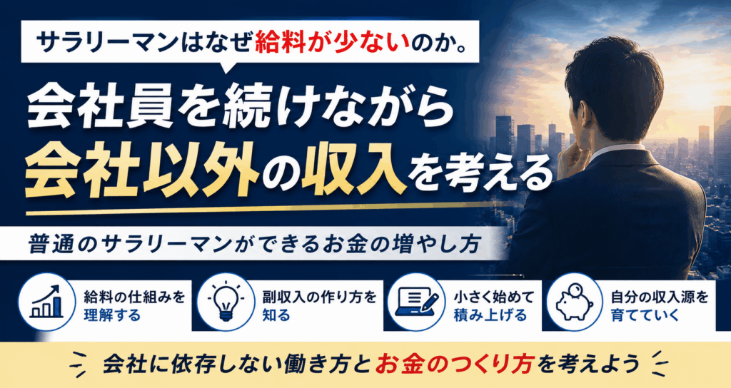 サラリーマンの収入の少なさ