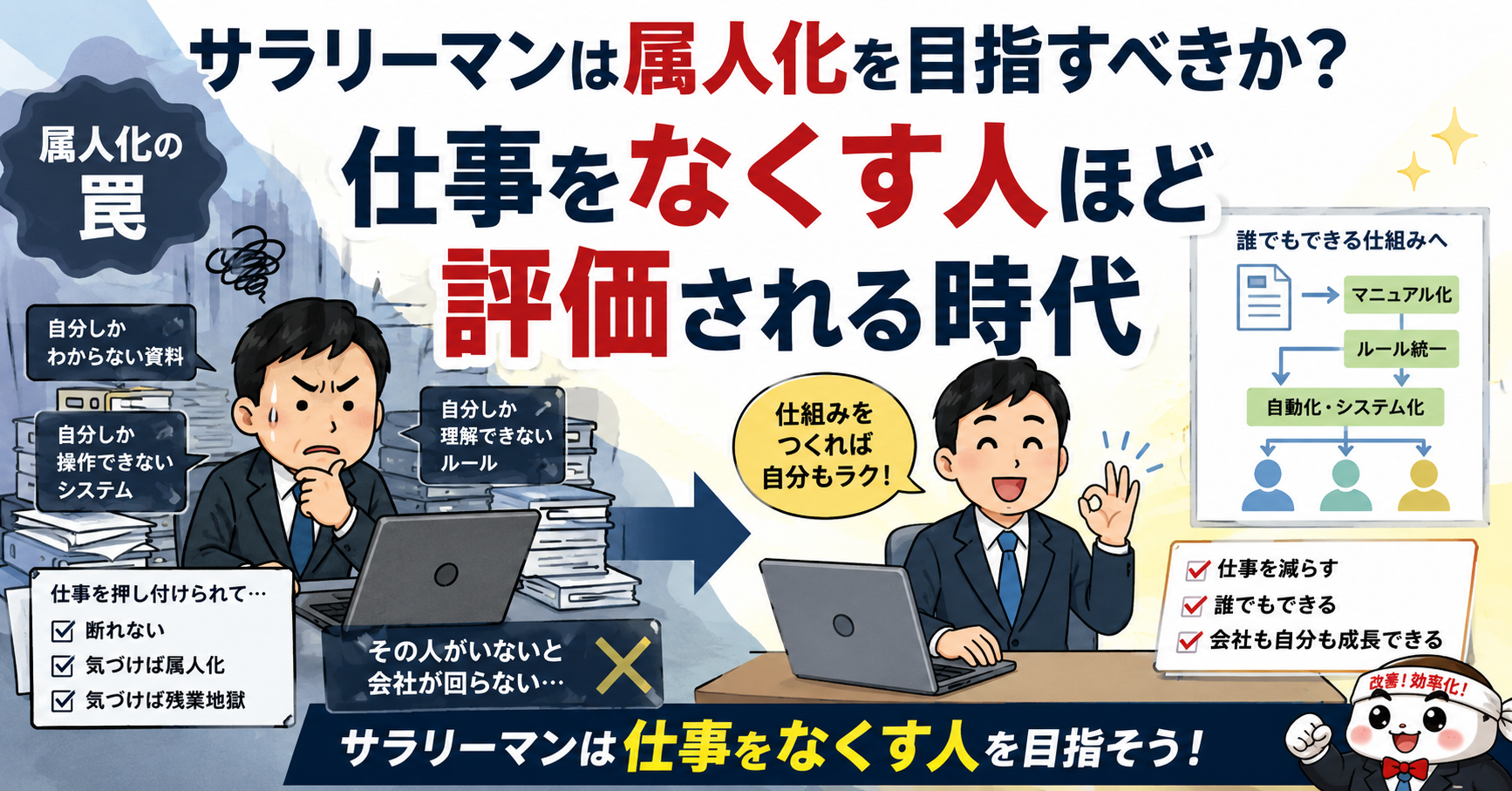 サラリーマンの属人化