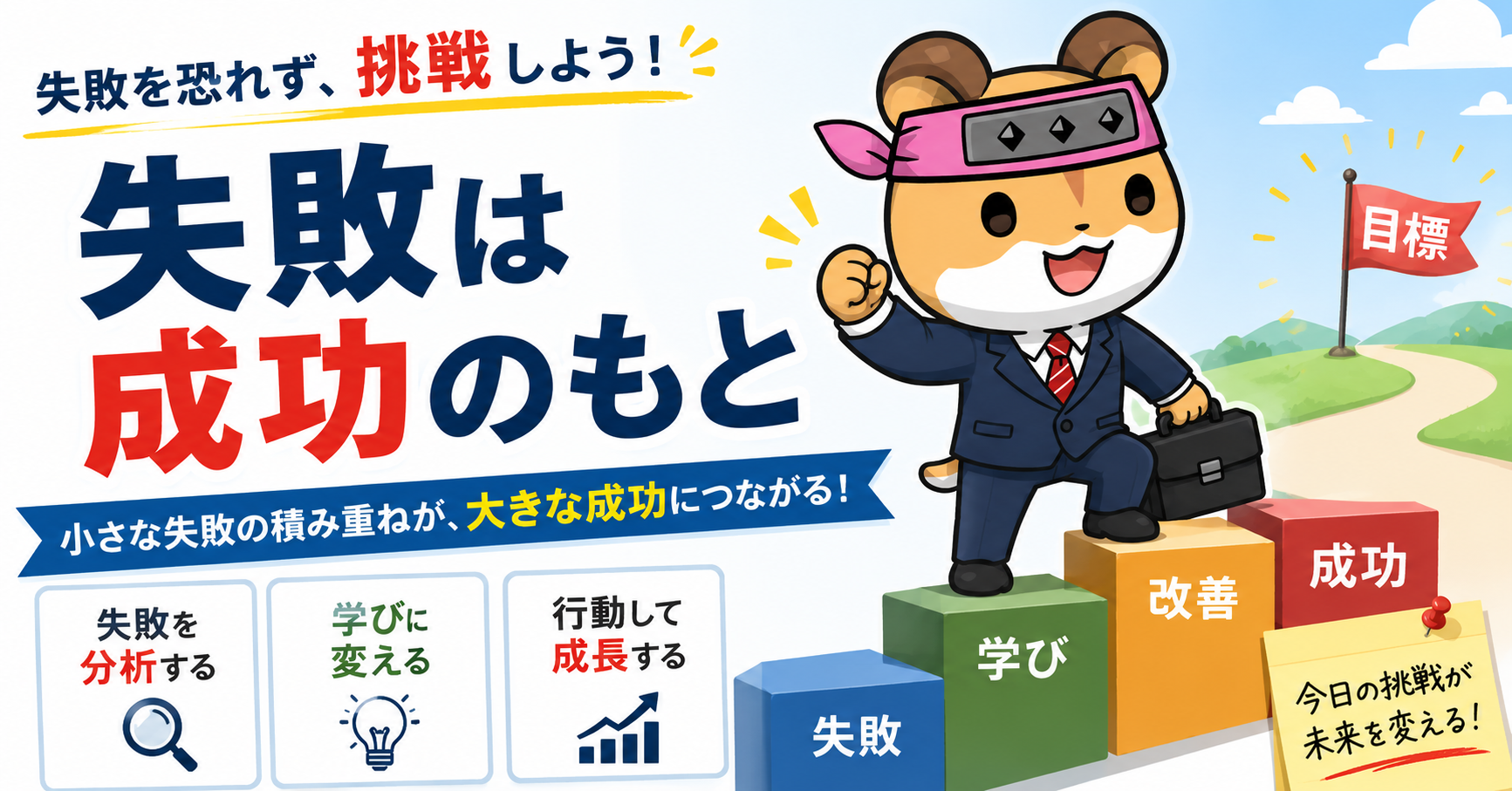 失敗は成功のもと｜サラリーマンこそ小さな失敗を積み重ねよう