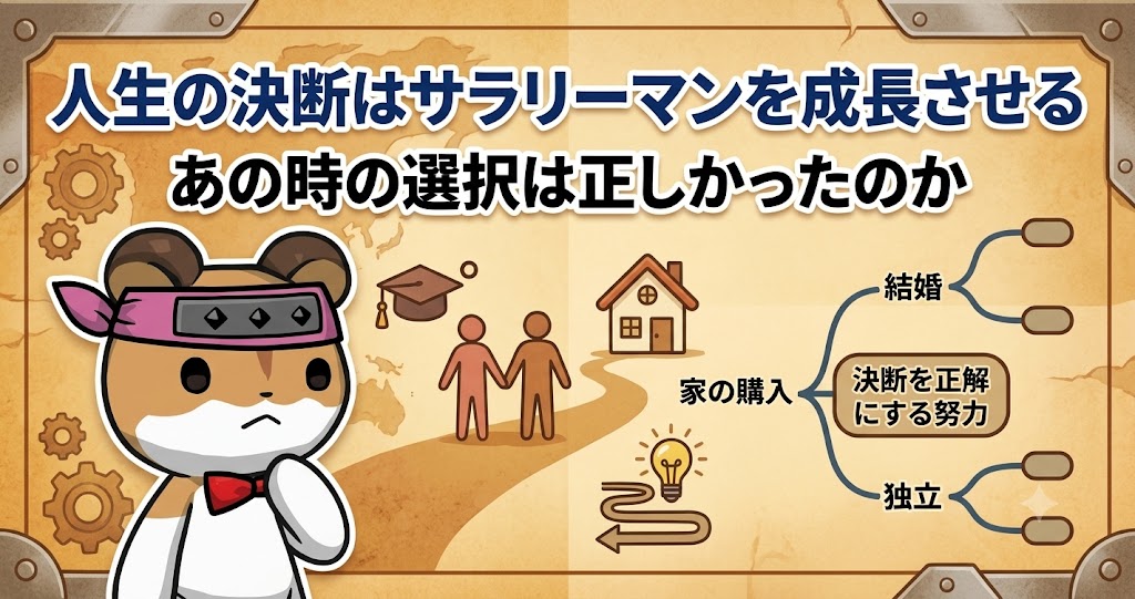 人生の決断はサラリーマンを成長させる