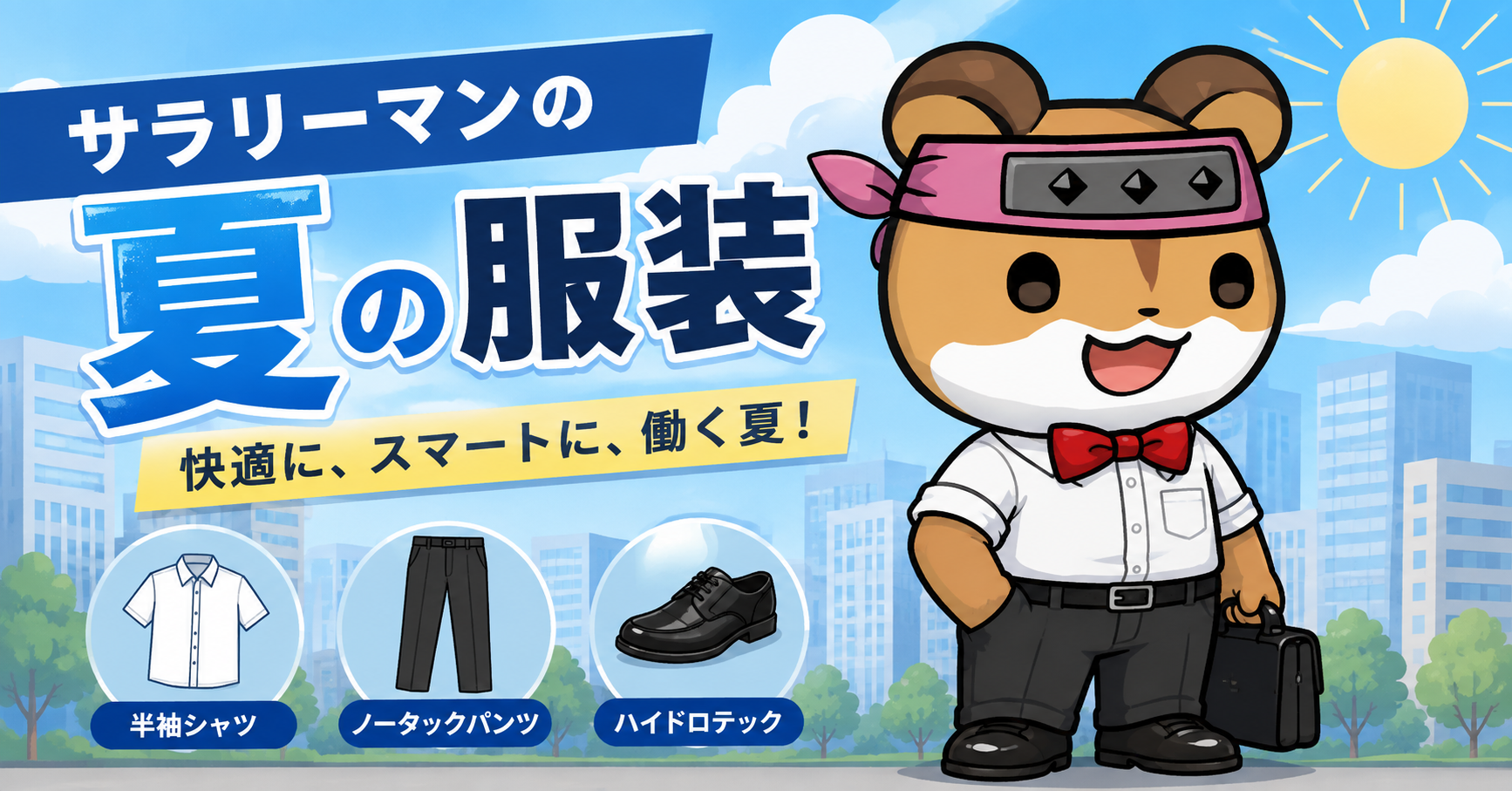 サラリーマンの夏の服装