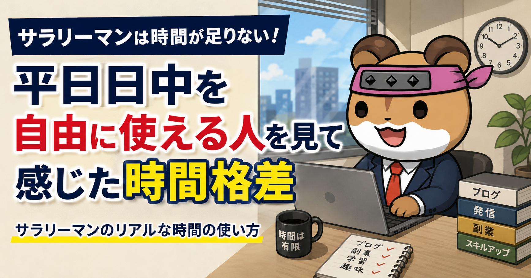 サラリーマンには時間が足りない