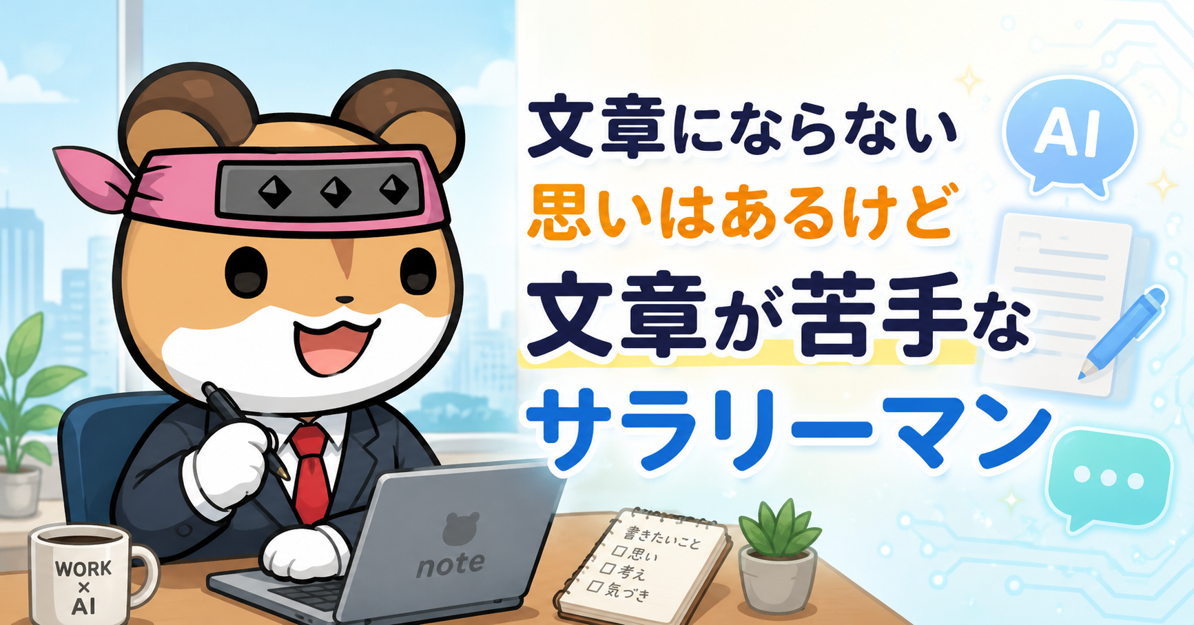 文章が苦手なサラリーマン