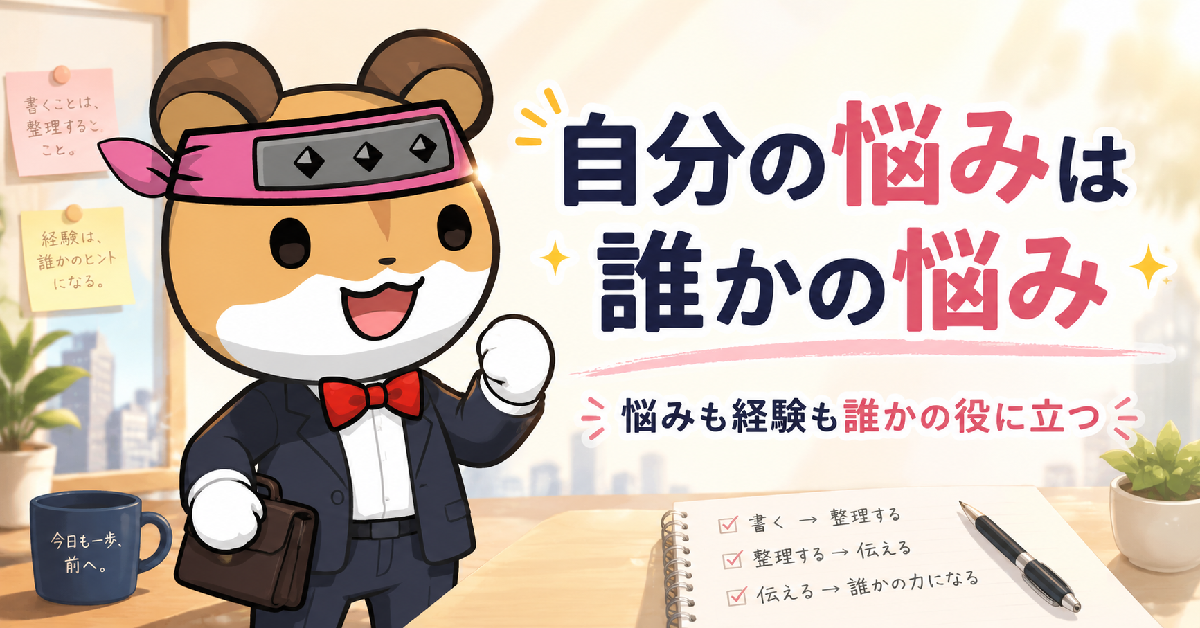 自分の悩みは誰かの悩み