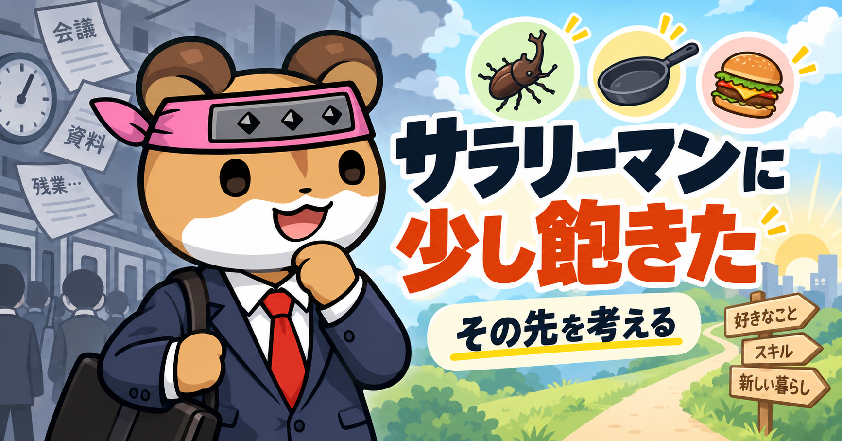 サラリーマンに飽きてきた